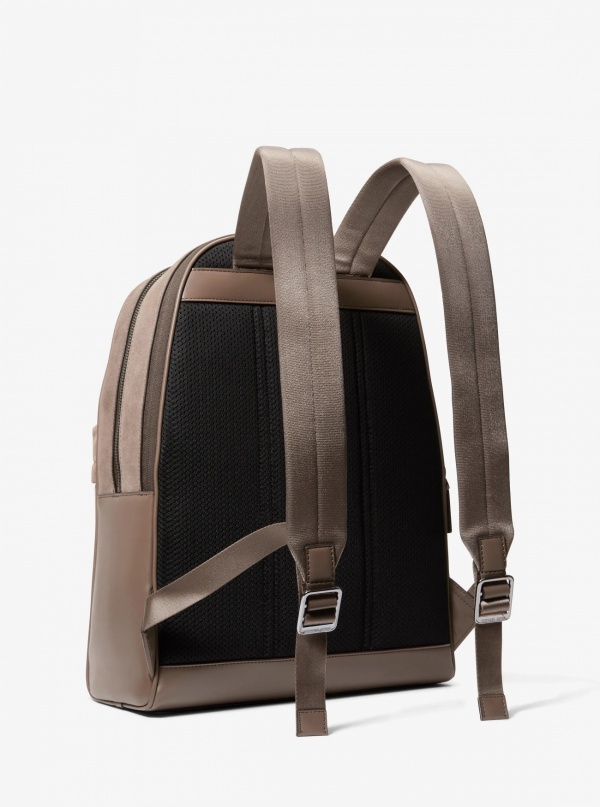Michael Kors Mens Pacey Suede Backpack