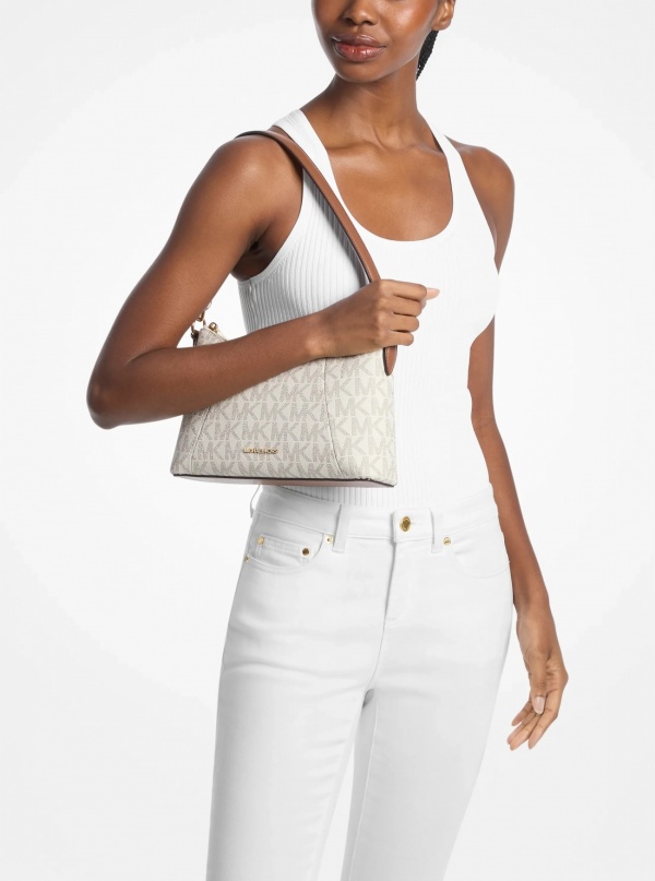 Sienna Medium Signature Logo Convertible Crossbody Bag