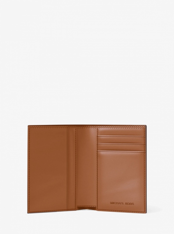 Michael Kors Mens Hudson Signature Logo Folio Card Case