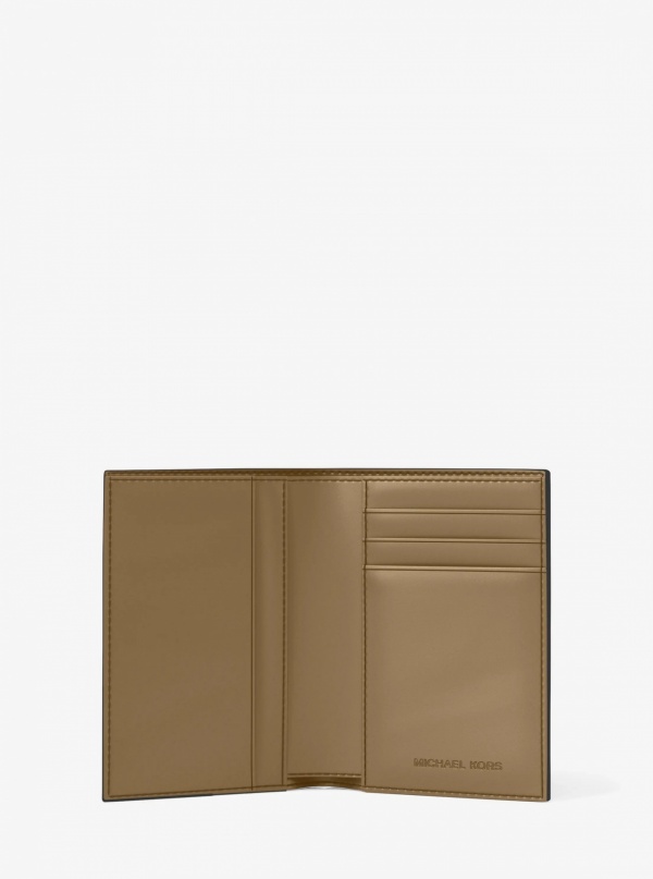 Michael Kors Mens Hudson Signature Logo Folio Card Case