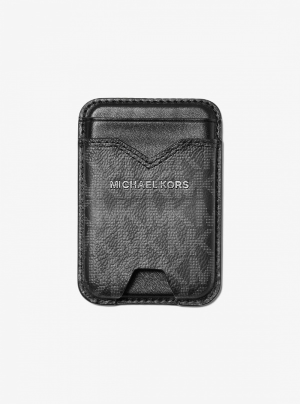 Michael Kors Mens Hudson Signature Logo MagSafe Wallet