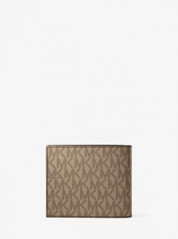 Michael Kors Mens Harrison Logo Billfold Wallet With Passcase