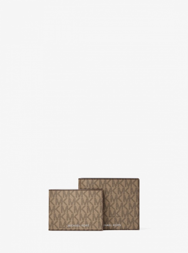 Michael Kors Mens Harrison Logo Billfold Wallet With Passcase