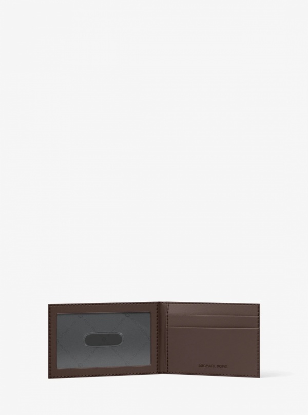 Michael Kors Mens Harrison Logo Billfold Wallet With Passcase