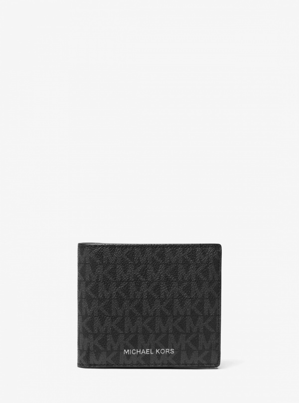 Michael Kors Mens Hudson Signature Logo Billfold Wallet