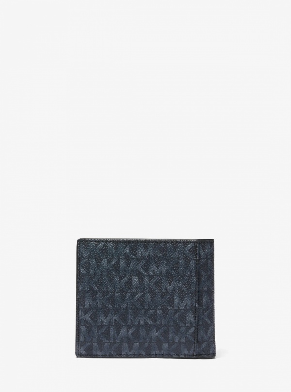 Michael Kors Mens Hudson Signature Logo Billfold Wallet