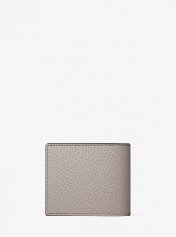 Michael Kors Mens Hudson Pebbled Leather Billfold Wallet