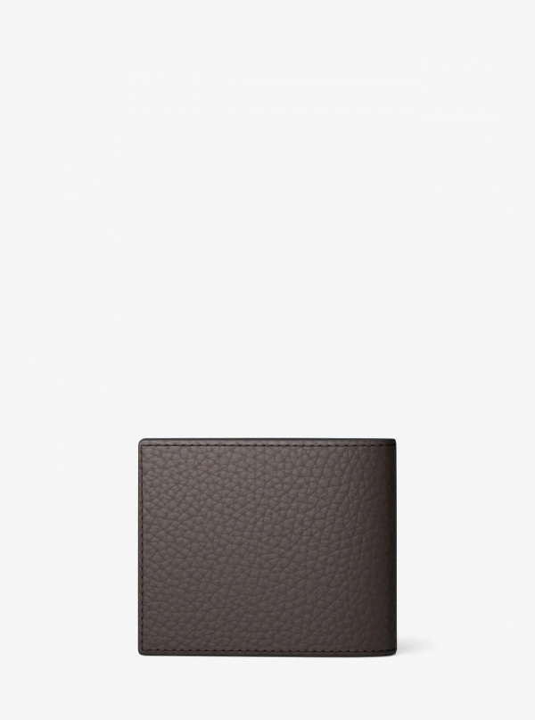Michael Kors Mens Hudson Pebbled Leather Billfold Wallet