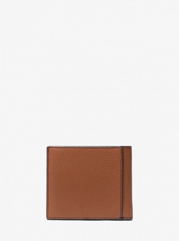 Michael Kors Mens Hudson Pebbled Leather Billfold Wallet