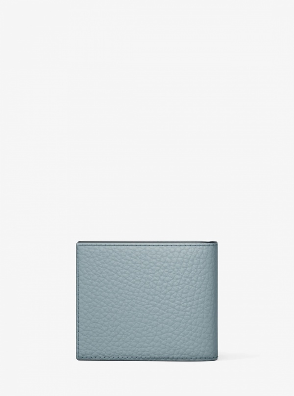 Michael Kors Mens Hudson Pebbled Leather Billfold Wallet