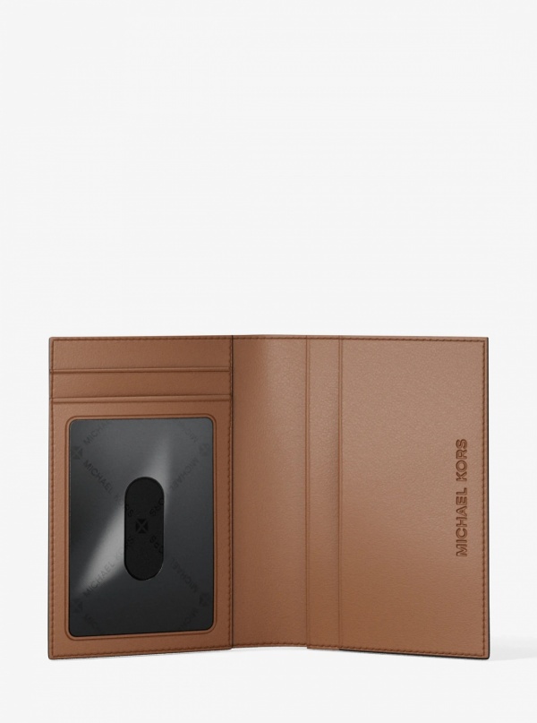Michael Kors Mens Hudson Signature Logo Bi-Fold Card Case