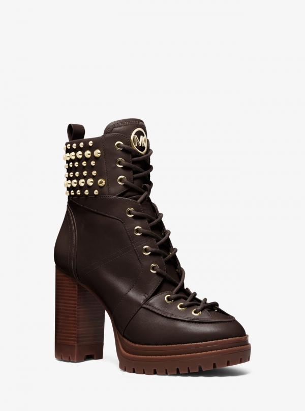 MICHAEL Michael Kors Yvonne Studded Leather Boot