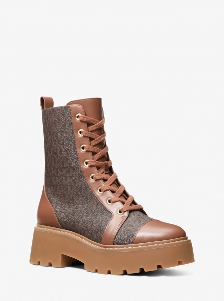 MICHAEL Michael Kors Blake Signature Logo and Leather Boot