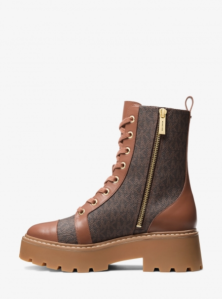 MICHAEL Michael Kors Blake Signature Logo and Leather Boot