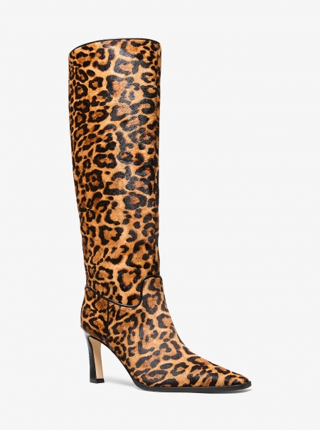 MICHAEL Michael Kors Darrah Leopard Print Calf Hair Boot