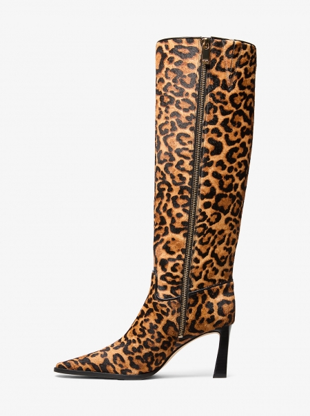 MICHAEL Michael Kors Darrah Leopard Print Calf Hair Boot