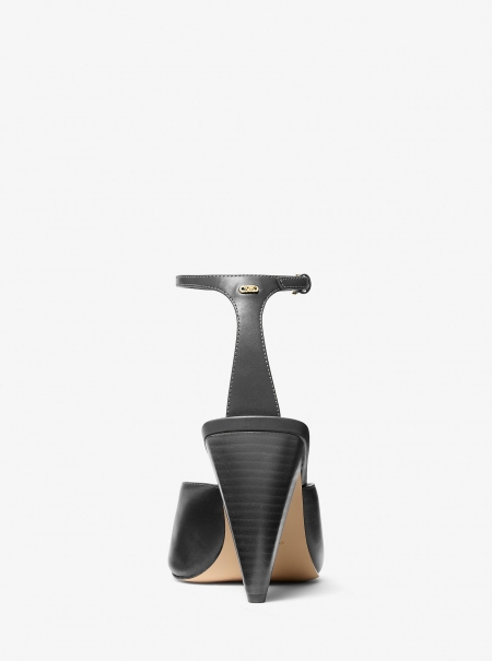 Michael Kors Electra Leather Sandal