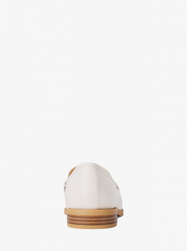 Michael Kors Lex Leather and Signature Logo Loafer