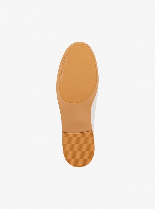 Michael Kors Lex Leather and Signature Logo Loafer