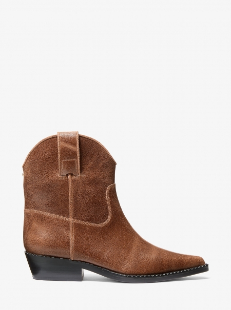 MICHAEL Michael Kors Noemie Distressed Leather Boot