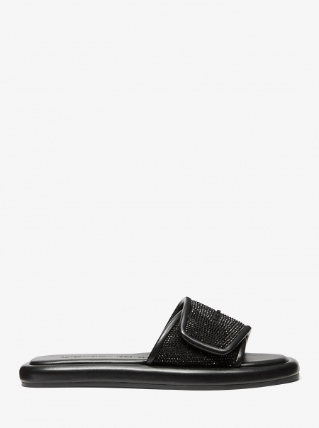 MICHAEL Michael Kors Suki Embellished Slide Sandal