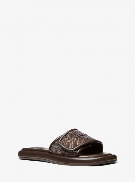 MICHAEL Michael Kors Suki Embellished Slide Sandal