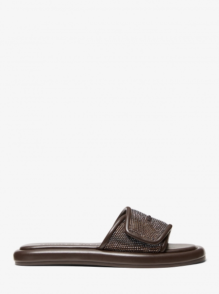 MICHAEL Michael Kors Suki Embellished Slide Sandal