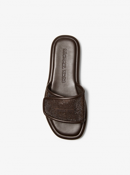 MICHAEL Michael Kors Suki Embellished Slide Sandal