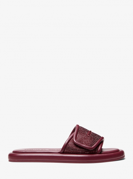 MICHAEL Michael Kors Suki Embellished Slide Sandal