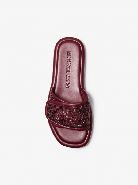 MICHAEL Michael Kors Suki Embellished Slide Sandal