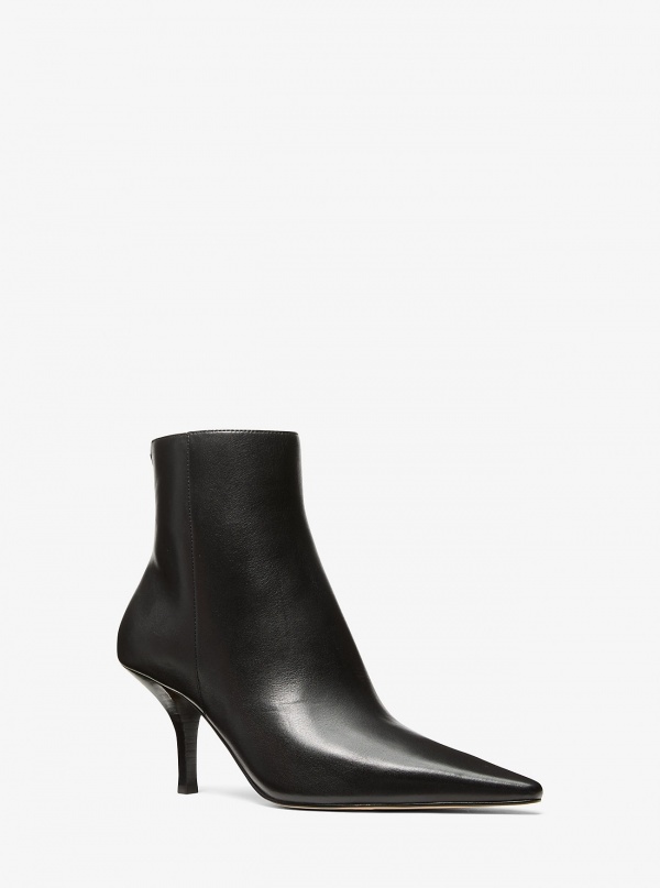 Michael Kors Selina Leather Ankle Boot