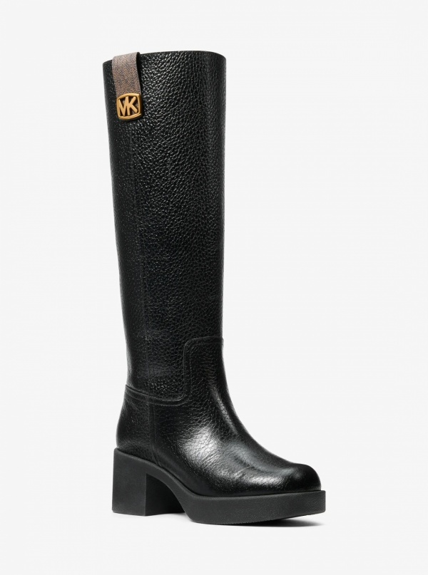 Michael Kors Bryant Leather Platform Boot