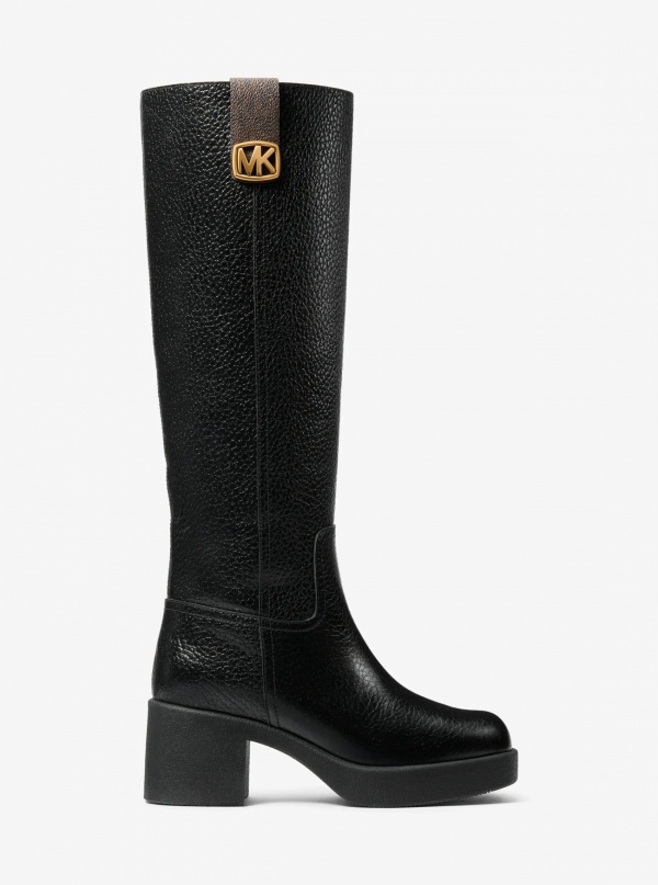 Michael Kors Bryant Leather Platform Boot