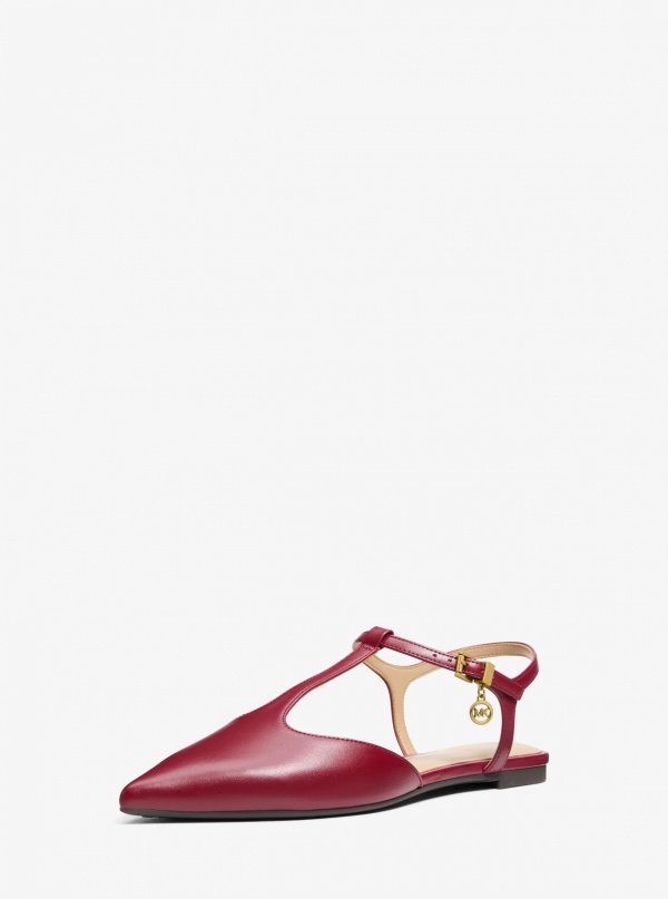 Michael Kors Cherie Flex Leather Flat