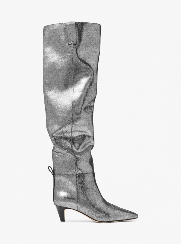 Michael Kors Daniela Metallic Leather Boot