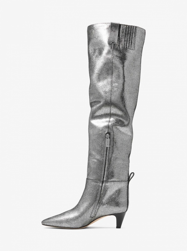 Michael Kors Daniela Metallic Leather Boot