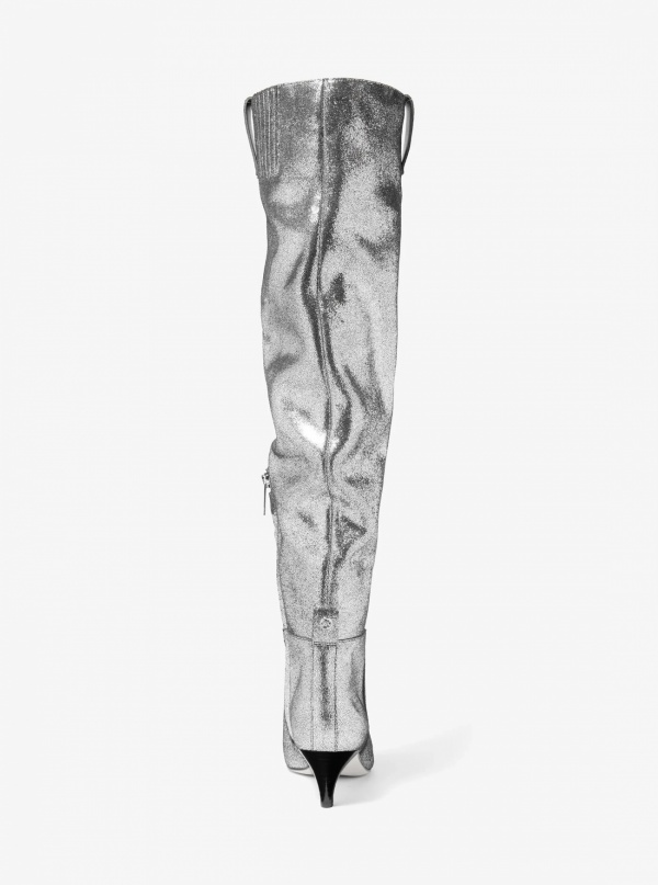 Michael Kors Daniela Metallic Leather Boot