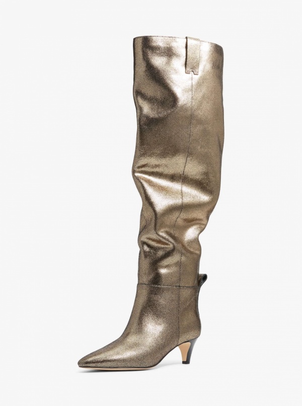 Michael Kors Daniela Metallic Leather Boot