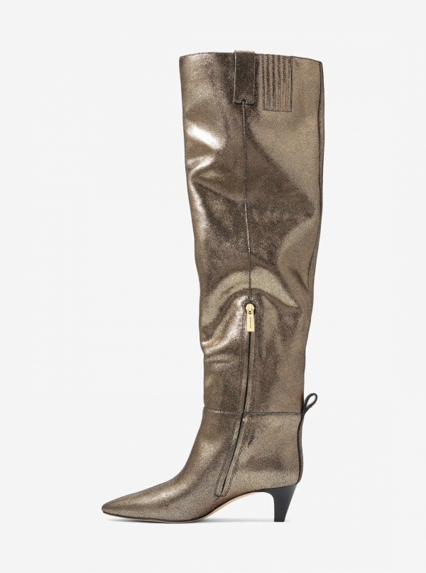 Michael Kors Daniela Metallic Leather Boot