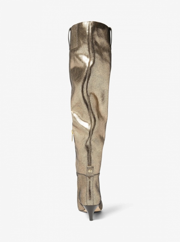 Michael Kors Daniela Metallic Leather Boot