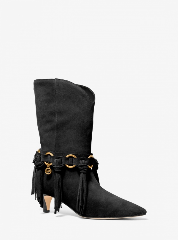Michael Kors Daniela Fringe Suede Boot