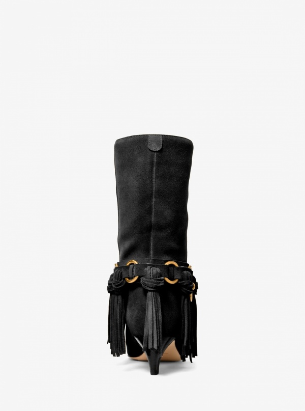 Michael Kors Daniela Fringe Suede Boot