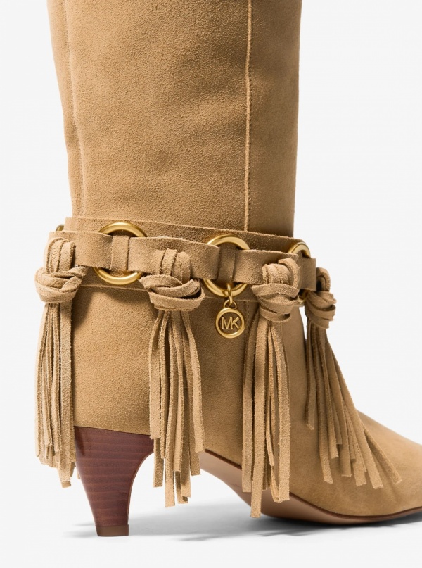 Michael Kors Daniela Fringe Suede Boot