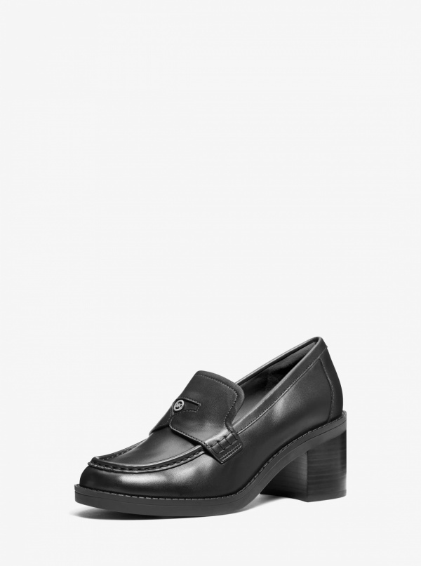 Michael Kors Jennings Leather Loafer Pump