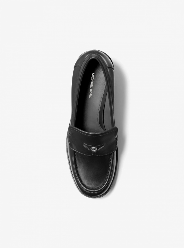 Michael Kors Jennings Leather Loafer Pump
