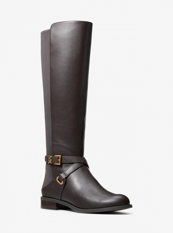 Michael Kors Rachel Smooth and Scuba Boot