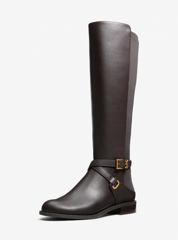 Michael Kors Rachel Smooth and Scuba Boot