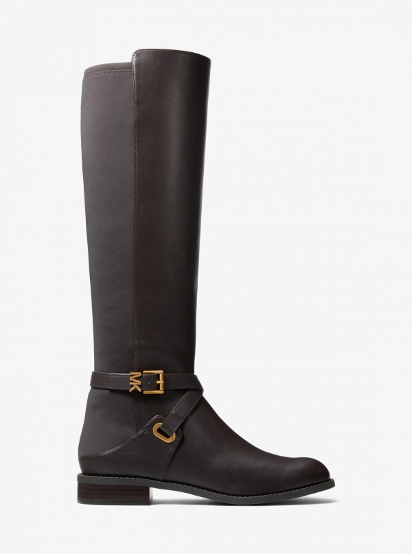 Michael Kors Rachel Smooth and Scuba Boot