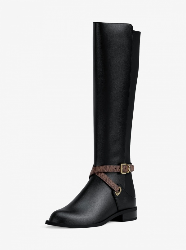 Michael Kors Rachel Signature Logo Trim Boot