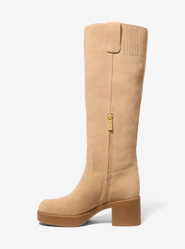 Michael Kors Bryant Suede Platform Boot